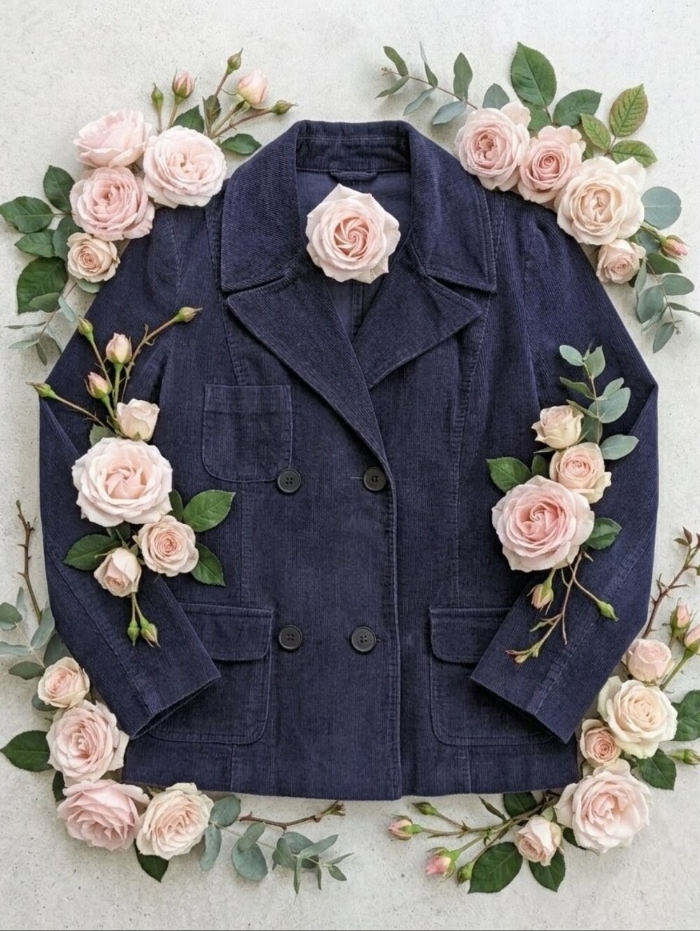 Beautiful vintage purple suede jacket With Silk Lining. - Picture 2 of 13